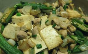 香滑豆腐羊角豆 香滑豆腐羊角豆