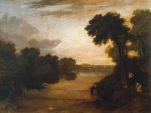 透納1807年的油畫《溫莎的泰晤士河》