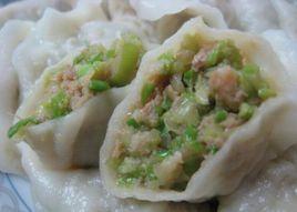 黃瓜蝦米素餡餃子 黃瓜蝦米素餡餃子