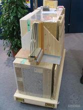 被動式房屋牆體、窗戶構造立體剖切示意圖