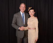 米娜凱威劉校長與總統們