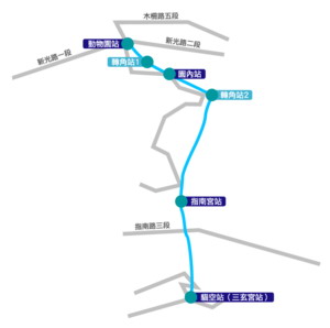 （圖）貓空纜車路線圖