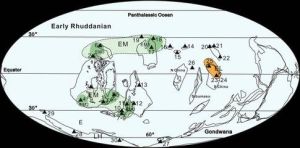 古生物地理圖 古生物地理圖