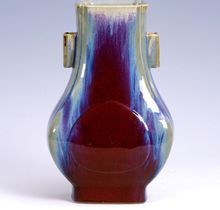 窯變貫耳瓶