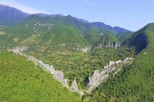 徽州母親山主峰擱船尖的“天地之心”