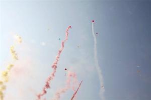 婚慶火箭發射效果圖