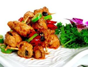 豉椒牙籤麵筋 豉椒牙籤麵筋