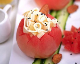 番茄鮮藕橙杯 番茄鮮藕橙杯