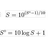 標度間轉換公式