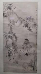 華喦鍾馗秤鬼圖軸