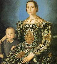 柯西莫一世的妻子埃萊諾娜和兒子