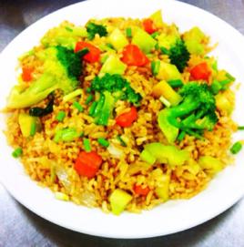 素菜炒飯 素菜炒飯