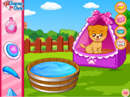 照顧可愛的小狗 照顧可愛的小狗