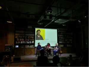 詩人修蕾&middot;沃爾普之飛地之聲講座現場