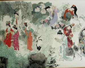 戴敦邦繪十二金釵長卷 戴敦邦繪十二金釵長卷