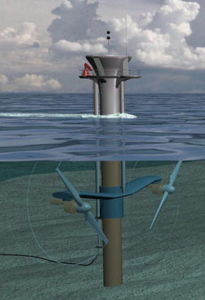 （圖）潮汐能利用的主要方式是發電