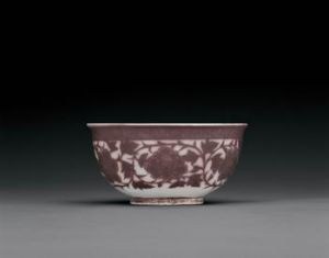 明洪武景德鎮窯青花纏枝菊花紋碗 明洪武景德鎮窯青花纏枝菊花紋碗