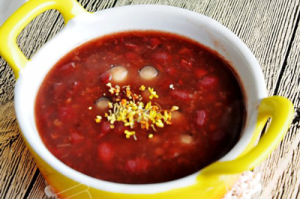 桂花赤豆湯