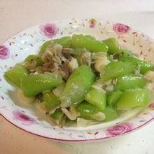 栗子炒絲瓜 栗子炒絲瓜