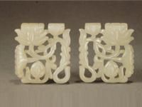 白玉荷花冠飾 白玉荷花冠飾