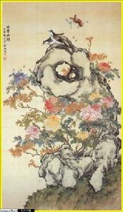 清居廉富貴白頭圖 清居廉富貴白頭圖