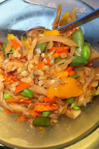 什蔬臘八蒜炒餅 什蔬臘八蒜炒餅