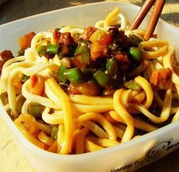 豆角滷麵條 豆角滷麵條