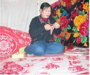 高密剪紙藝人齊秀花