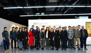 藝庫網部分參展藝術家合影