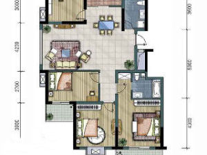 盛世嘉園戶型圖