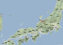 富山在日本的位置