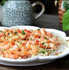 金針菇冬粉蒸蝦 金針菇冬粉蒸蝦