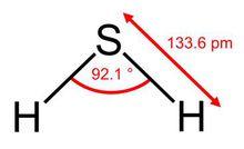硫化氫分子結構
