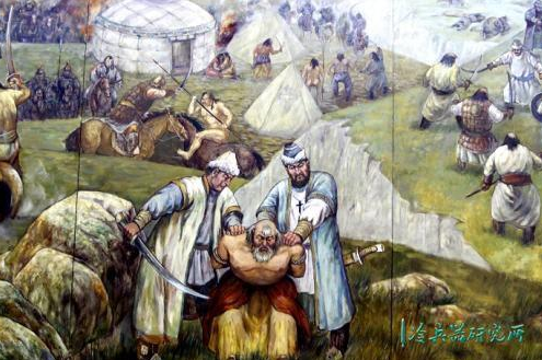 被抓獲的王罕，他也有自己的千人衛隊