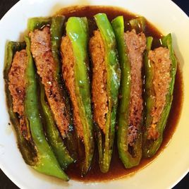 青椒釀肉 青椒釀肉
