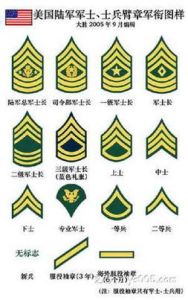 美國陸軍軍銜 美國陸軍軍銜