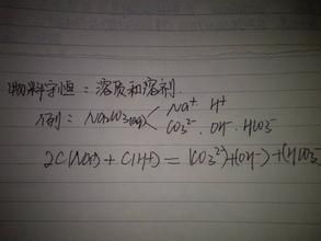 物料守恆 物料守恆