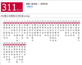 佛山公交311路 佛山公交311路