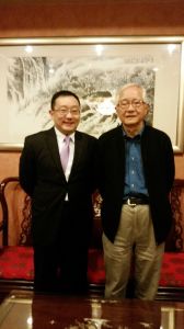 會見中國經濟學界泰斗吳敬璉教授
