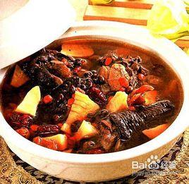 黑豆紅棗煲烏雞 黑豆紅棗煲烏雞