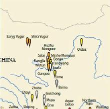 圖右下角即土家語，屬於橙色重度瀕危。