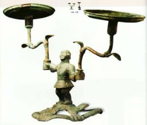 銅人擎雙燈 銅人擎雙燈