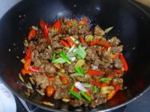 三椒爆鴨肫 三椒爆鴨肫