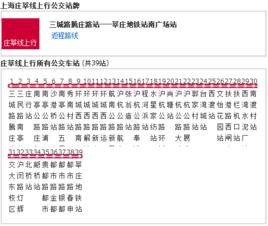上海公交莊莘線 上海公交莊莘線