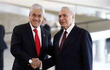 皮涅拉和巴西總統特梅爾