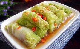 蒸白菜卷