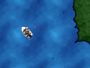 坐船垂釣 坐船垂釣