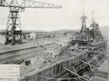 1932年2月20日正在橫須賀海軍工廠進行公測時期的高雄