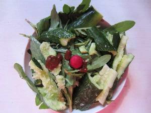 薺菜拌黃瓜 薺菜拌黃瓜