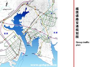 鐵山港東岸合浦產業園組團道路交通規劃圖